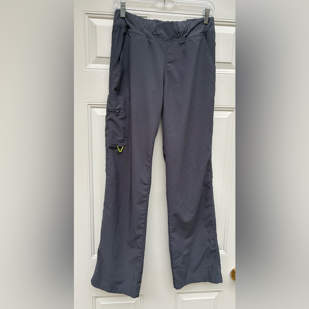Activate by Med Couture Womens Yoga Cargo Scrub Pants Sz S